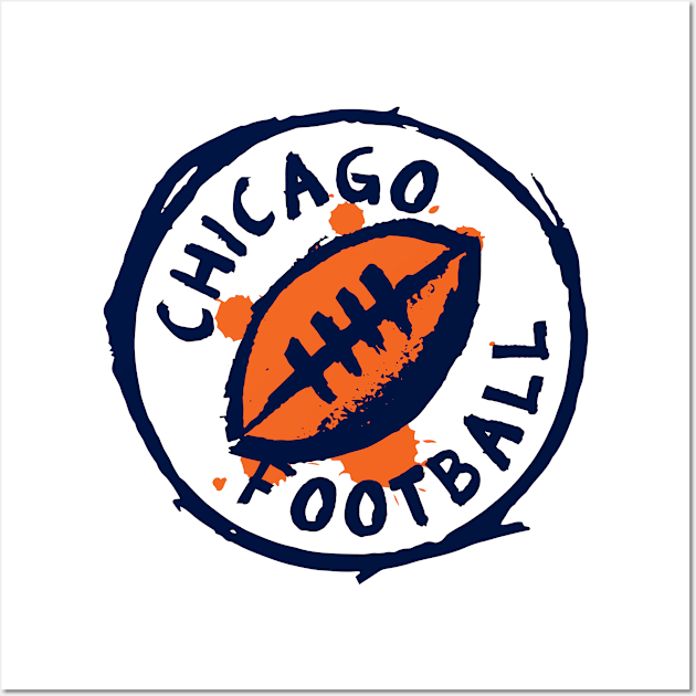 Chicago Football 01 Wall Art by Very Simple Graph